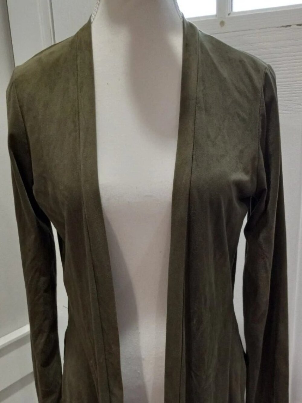 New Windsor Ladies Duster Cardigan Top Shirt Size Large